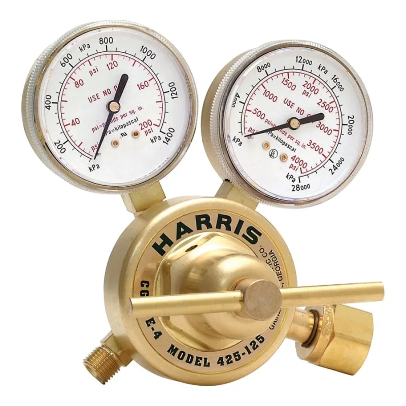 425 Single Stage Industrial Regulators, Acetylene, 0 - 15 psig, 500 psig