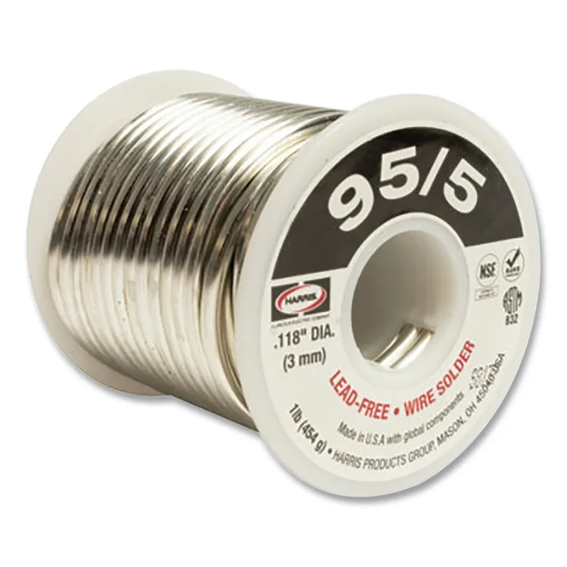 Lead-Free Solder, 95/5, 1/8 in dia, 5 lb Spool