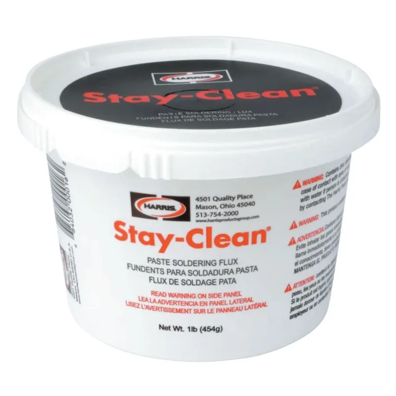 Stay-Clean® Paste Soldering Flux, Tub, 1 lb