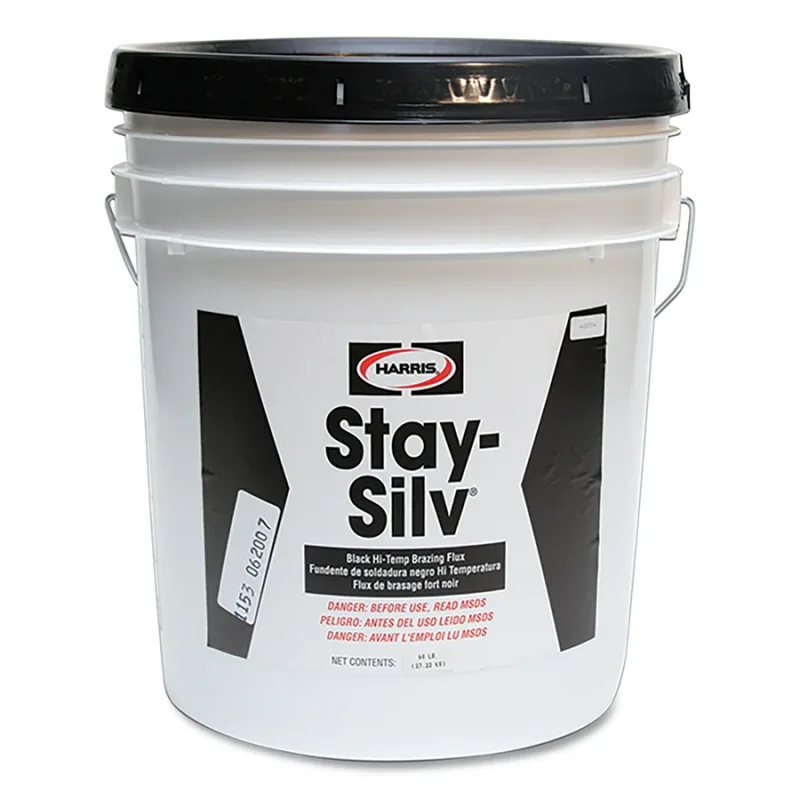 Stay-Silv® Brazing Flux, 30 lb Pail, Black