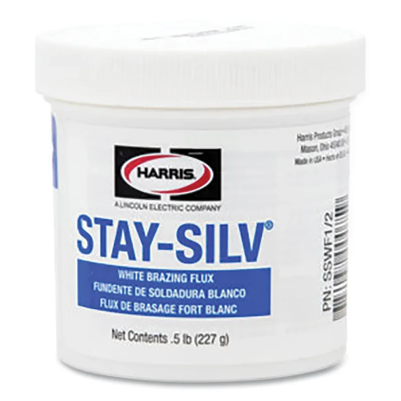 Stay-Silv® Brazing Flux, 1/2 lb Jar, White
