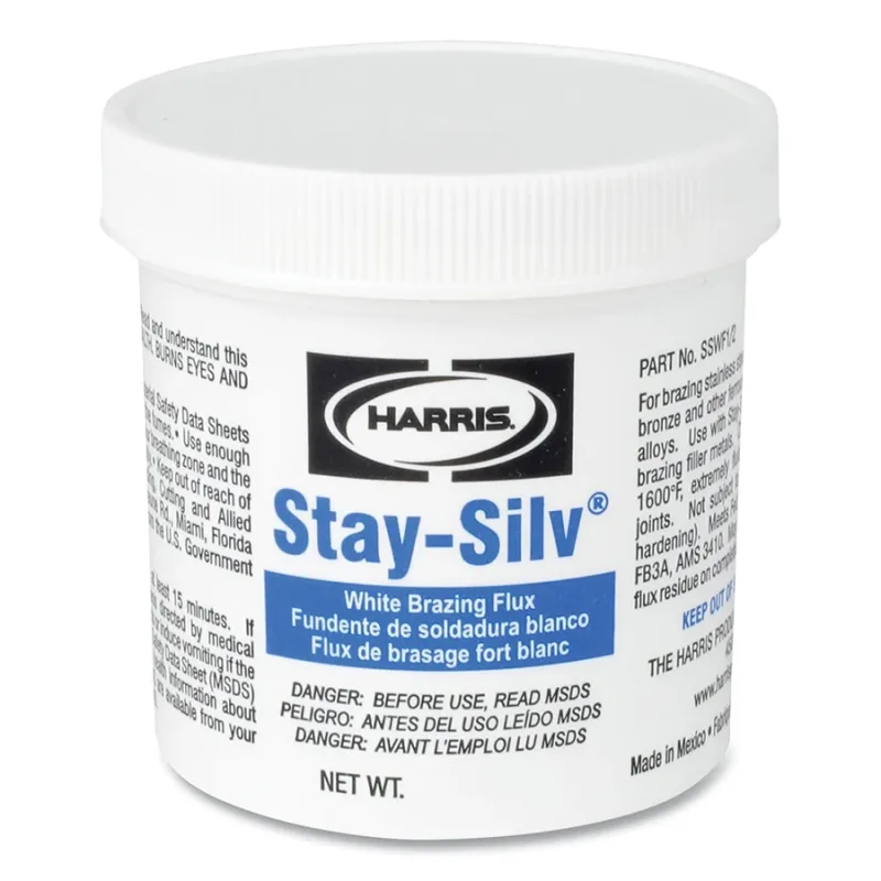 Stay-Silv® Brazing Flux, 5 lb Jar, White