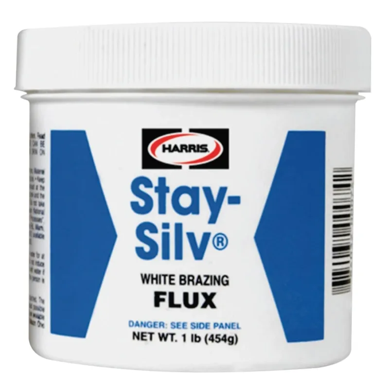 Stay-Silv® Brazing Flux, 6.5 oz Brush Cap Bottle, White