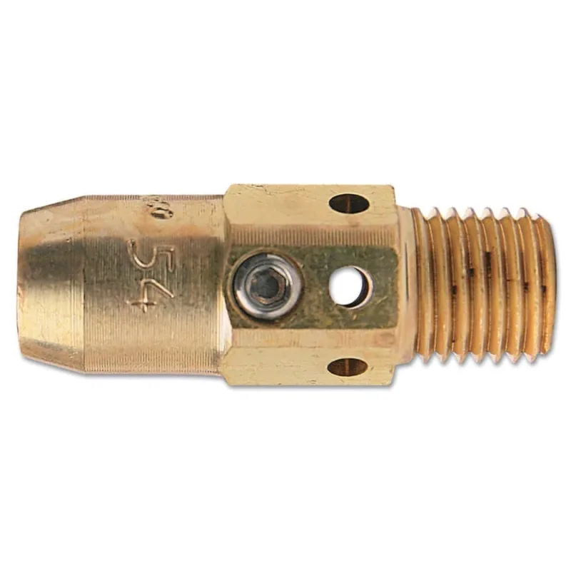 54 Series Gas Diffuser, 360 Brass Alloy, For 450 A Spray Master MIG Guns