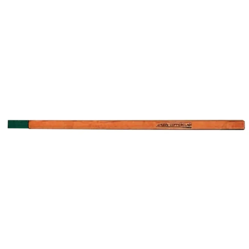 DC Flat Copperclad® Gouging Electrode, 3/8 in W x 3/16 in Thick x 12 in L