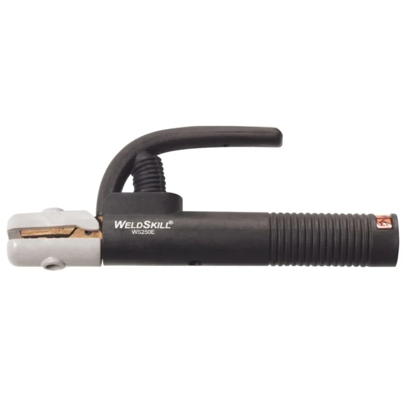 WeldSkill Tong-Type Electrode Holders, 400A, Copper Alloy, For Thru 4/0 Cable