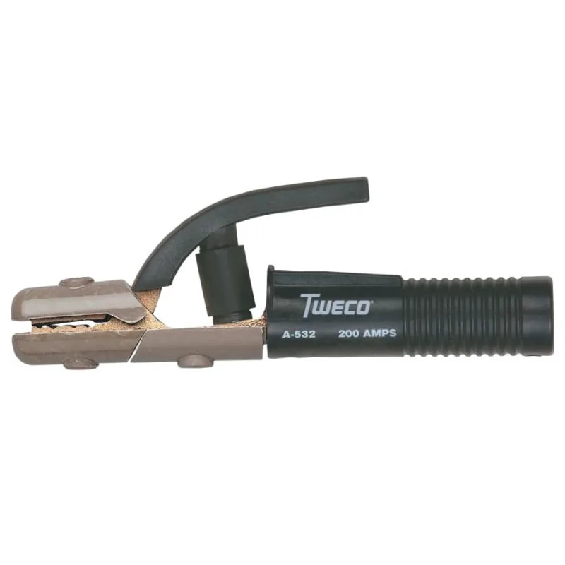 Electrode Holders, 250 A, For 2/0 Cable, 3/16 in Capacity