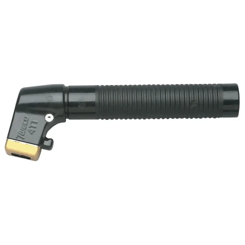 Tite Electrode Holder, 400 A, Copper Alloy, For Thru 3/0 Cable, 1/4 in Capacity, 9 in L
