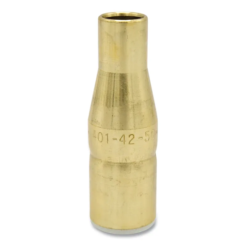 Air-Cooled Bore Nozzle, Standard-Duty, Slip-On, 1/2 in Bore, 1/8 in Recess, Bottleneck, Brass