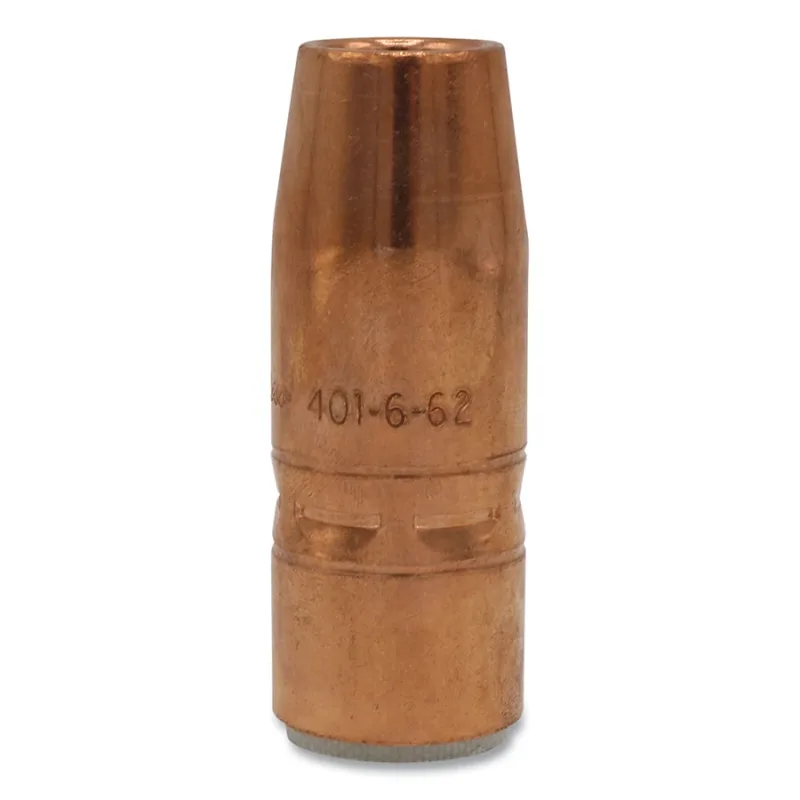 Air-Cooled Bore Nozzle, Heavy-Duty, Slip-On, 5/8 in Bore, 1/8 in Recess, Tapered, Copper