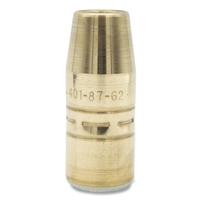 Air-Cooled Bore Nozzle, Heavy-Duty, Slip-On, 5/8 in Bore, 1/8 in Stick-Out, Tapered, Brass
