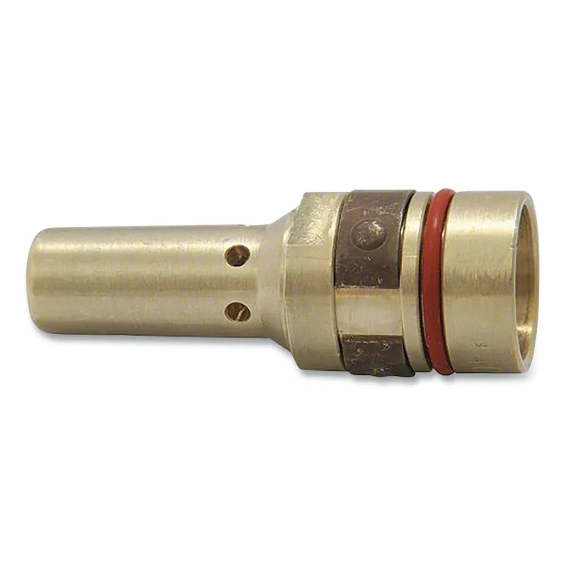 Tough Lock® Retaining Head, Heavy-Duty, Slip-On, 0.023 in to 0.125 Wire, 9/16 in -18 Thread, Brass