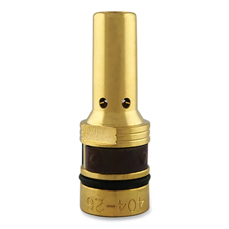 Tough Lock® Retaining Head, Heavy-Duty, Slip-On, 0.023 in to 0.125 Wire, Brass, 25 Pk