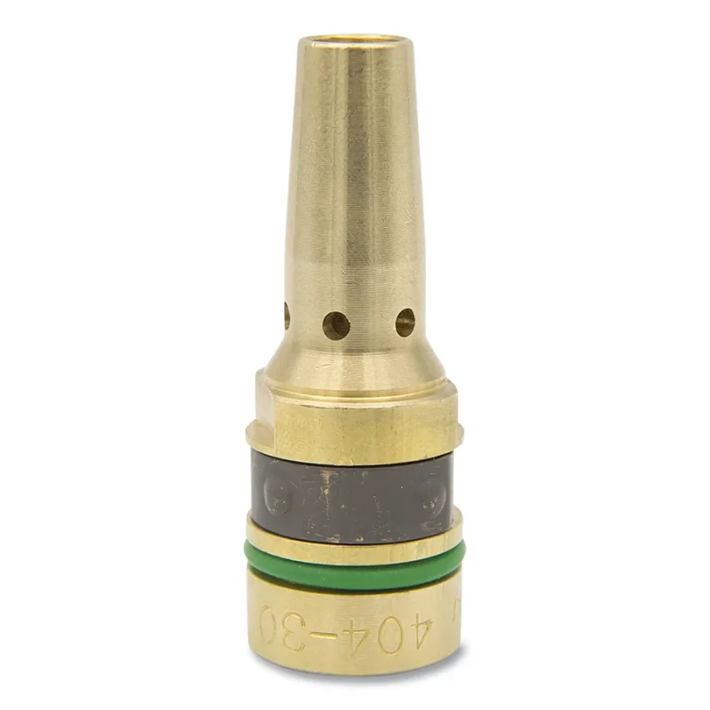 Tough Lock® Retaining Head, Heavy-Duty, Slip-On, 0.023 in to 0.125 Wire, Tapered, Brass, 25 Pk