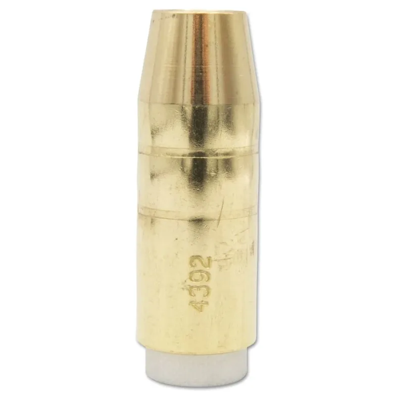 Mig Nozzles, Elliptical Series, 1/2 in Bore, Brass