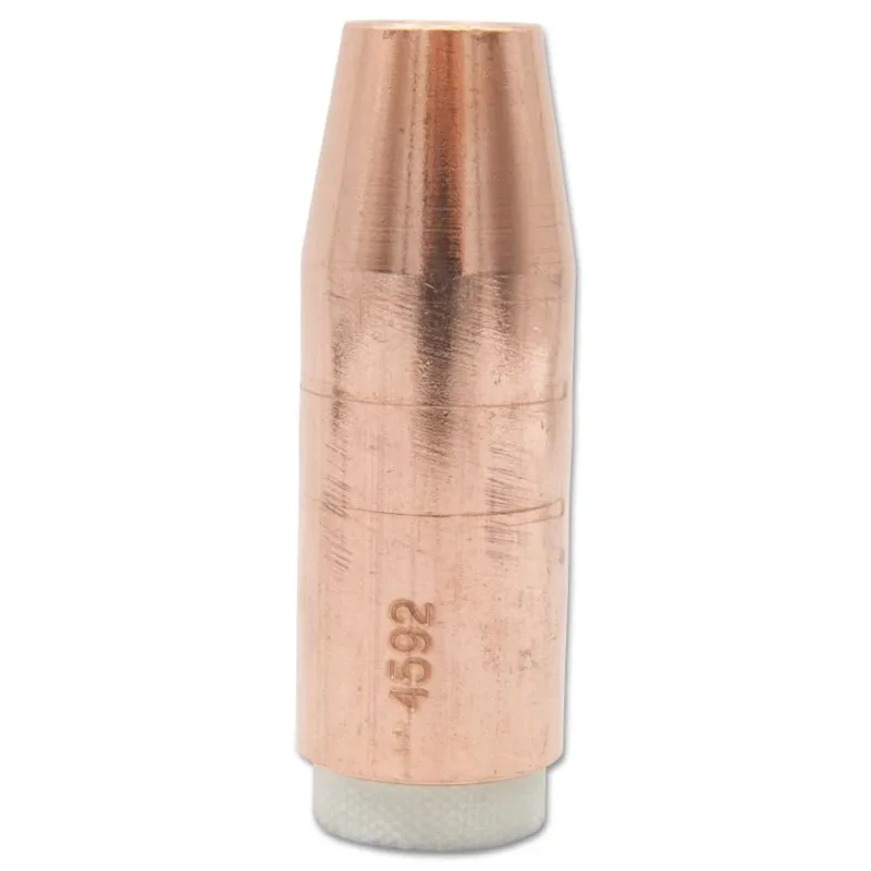 Mig Nozzles, Elliptical Series, 5/8 in Bore, Copper