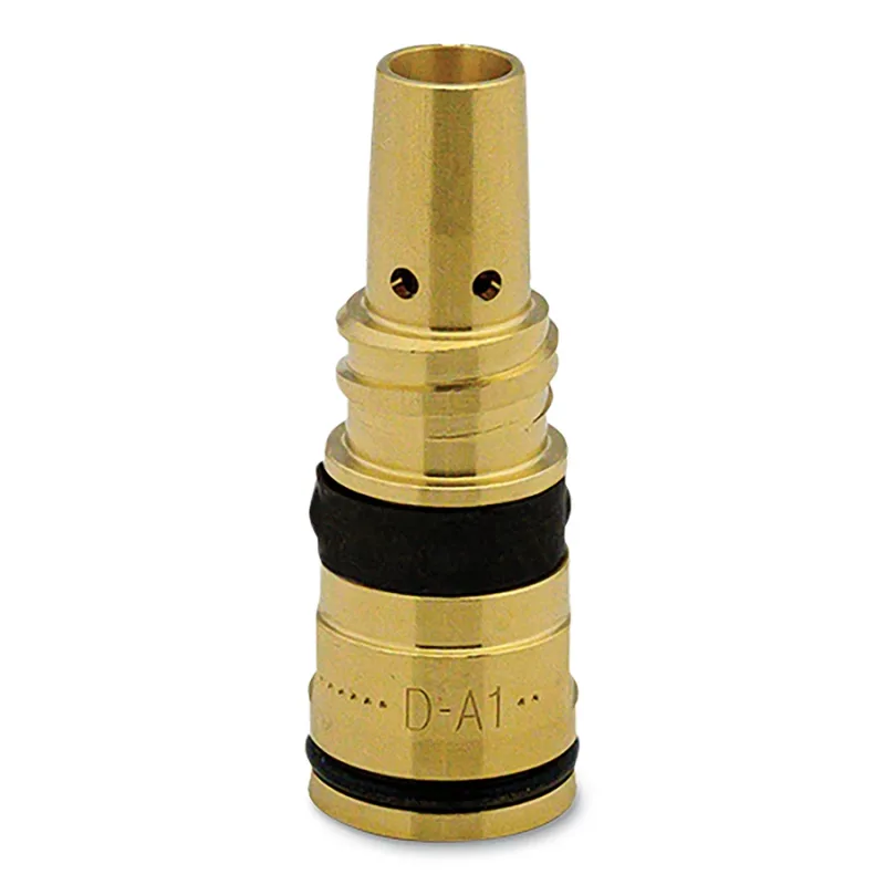 Acculock™ S Gas Diffuser, Brass, Thread-On Dual-Locked Liner, Large, For Bernard® BTB/Miller® MDX™-250