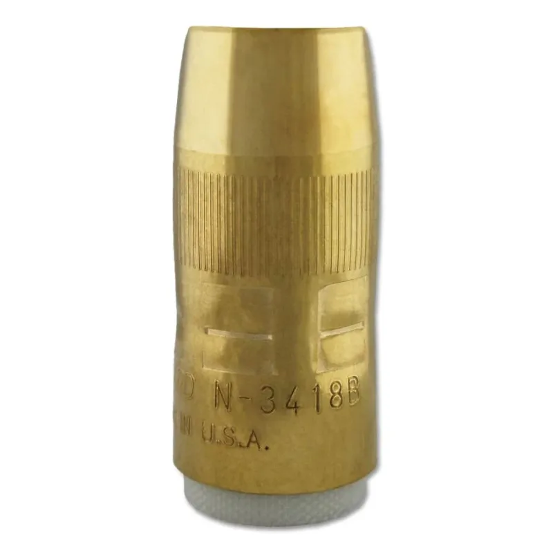 Centerfire Nozzles, 1/8 in Tip Recess, 3/4 in Bore, For BTB Series, Brass