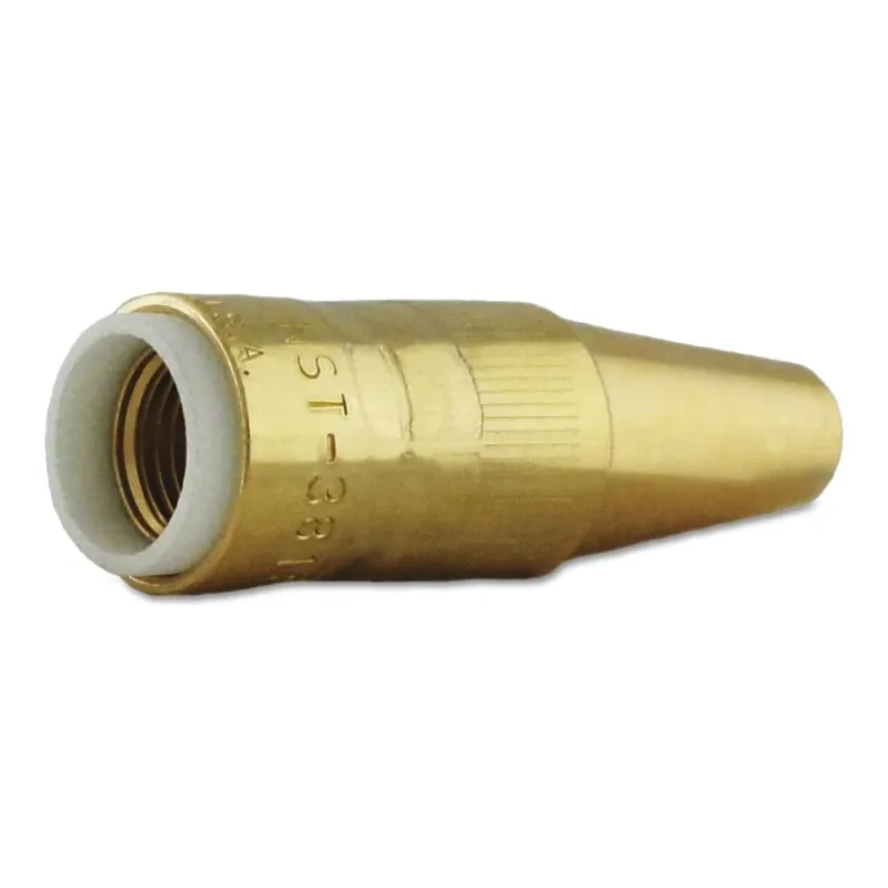 Centerfire™ MIG Nozzle, 1/8 in Recess, 3/8 in Bore, For TT Series Tip, Brass (360-NST-3818B) - additional view 2