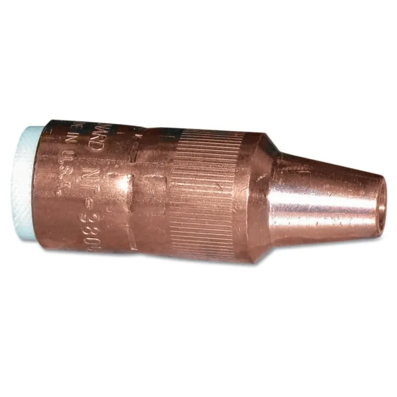 Centerfire™ MIG Nozzle, Flush, 3/8 in Bore, For TT Series Tip, Copper