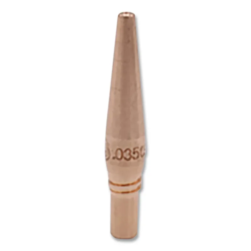 AccuLock™ Contact Tip, 0.035 in Wire, Heavy-Duty, TT Series, Copper, Tapered