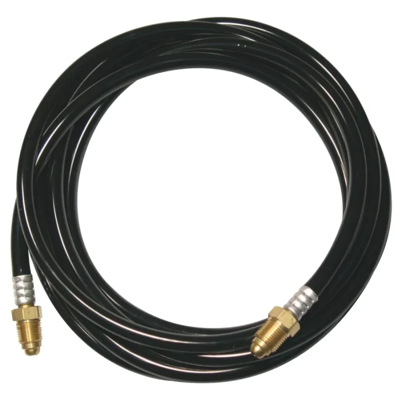 Gas Hoses, For 20; 22; 24W; 25 Torches, 12.5 ft, Braided Rubber