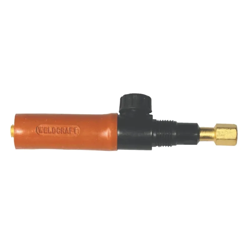 WP-150V Air-Cooled Flexible Tig Torch Body Without Head, Flex Neck, Gas Valve