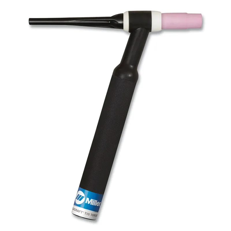 WP-18 Water Cooled Tig Torch Kit, Angled Head, Three-Piece 12.5 ft Rubber Cable