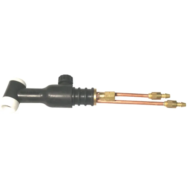 WP-18V Water Cooled Tig Torch Body, Angled Head, 1 3/8 in