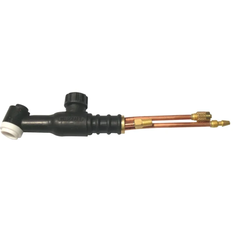 WP-20V Water Cooled Tig Torch Body, Angled Head, 3/4 in Handle