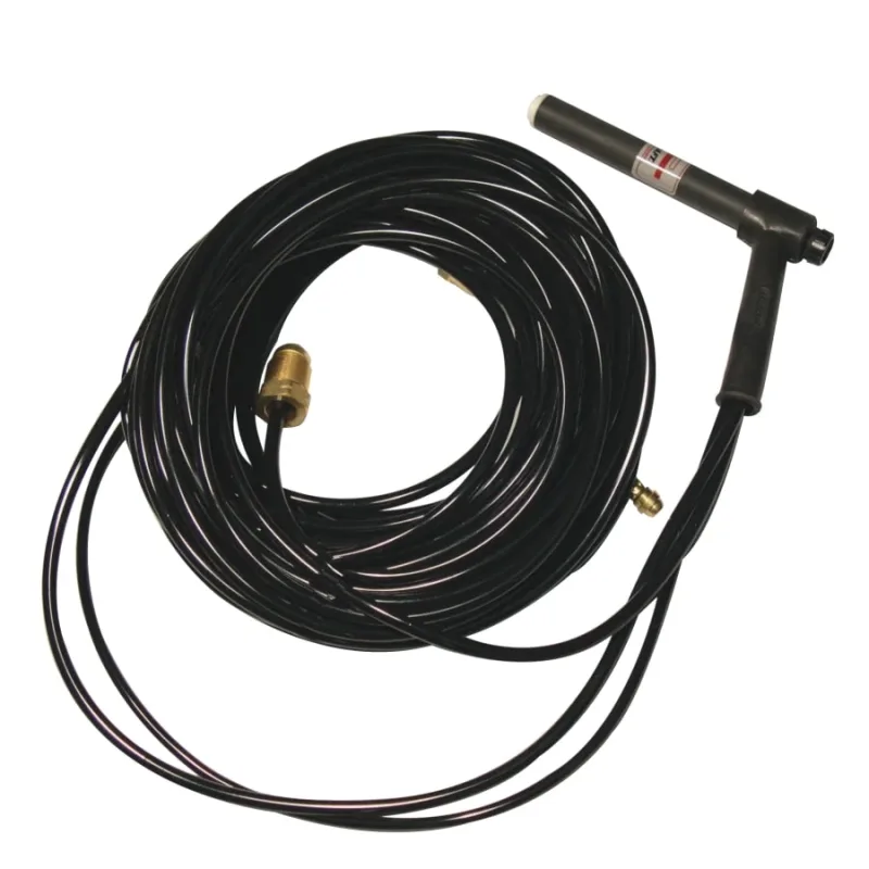 WP-22 Water Cooled Machine Tig Torch Kit, Angled Head, 25 ft Cable