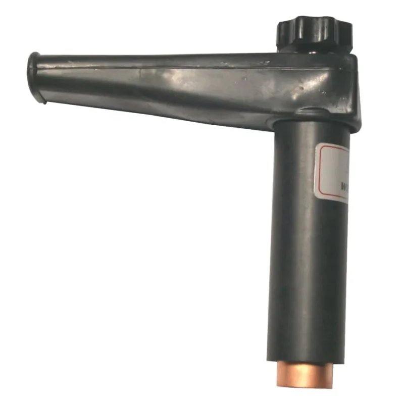 WP-27 Machine Water Cooled Tig Torch Body, Angled Head, 1 3/8 in Handle