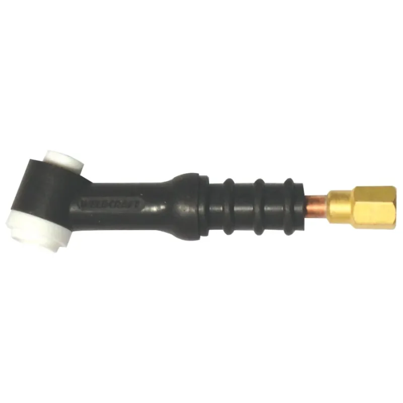 WP-9 Air Cooled Tig Torch Body, Angled Flex Head, 3/4 in Handle