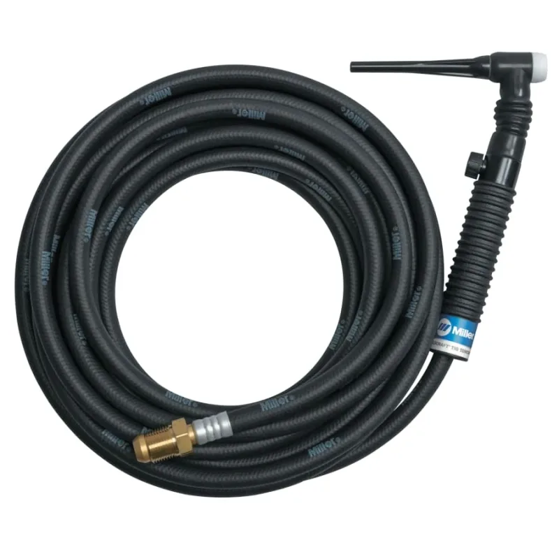 WP-26FV Tig Torch Kit, Flexible Head, 1 1/4 in Handle, 25 ft Cable