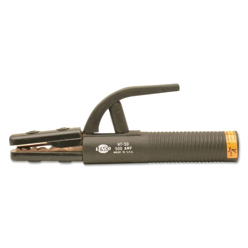 Electrode Holder, 450 A to 500 A, 4/0 Cable, 3/8 in Electrode Cap, 10-1/2 in L, HT-50