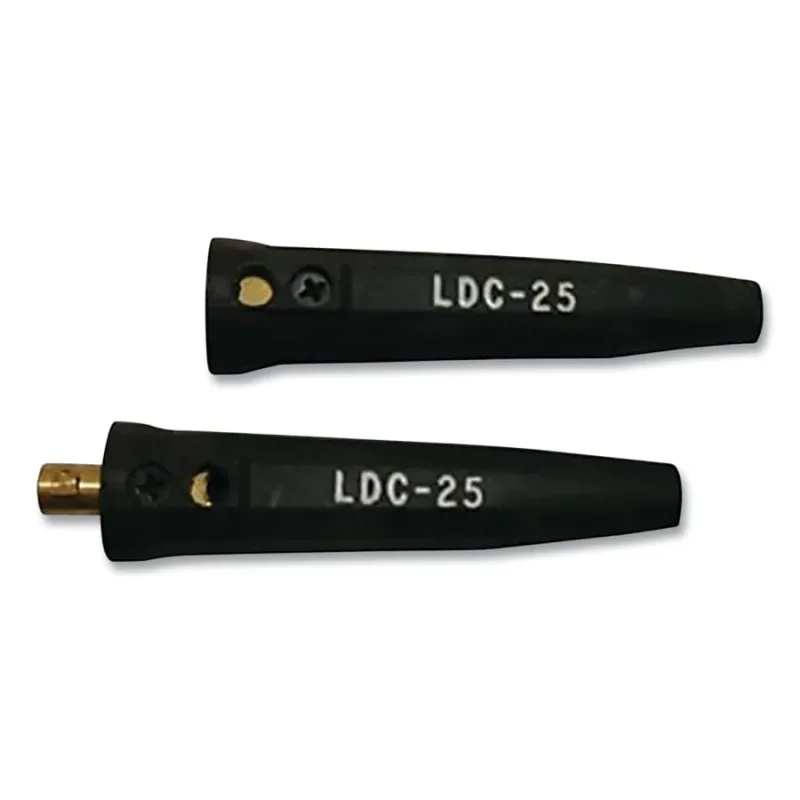 International DINSE Type Cable Connector, Complete Unit, 8 thru 4, Single Oval thru Point, 150 Amp