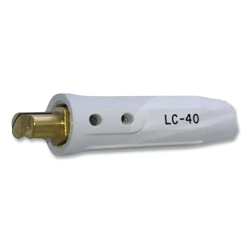 LC-40 Male Cable Connector, 350 A, White