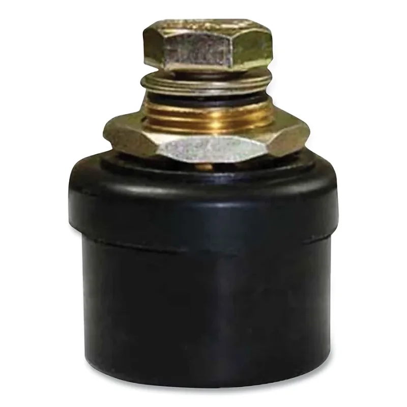 LDPM-50 Female Panel Mount, 35 AWG to 50 AWG Cap, Black