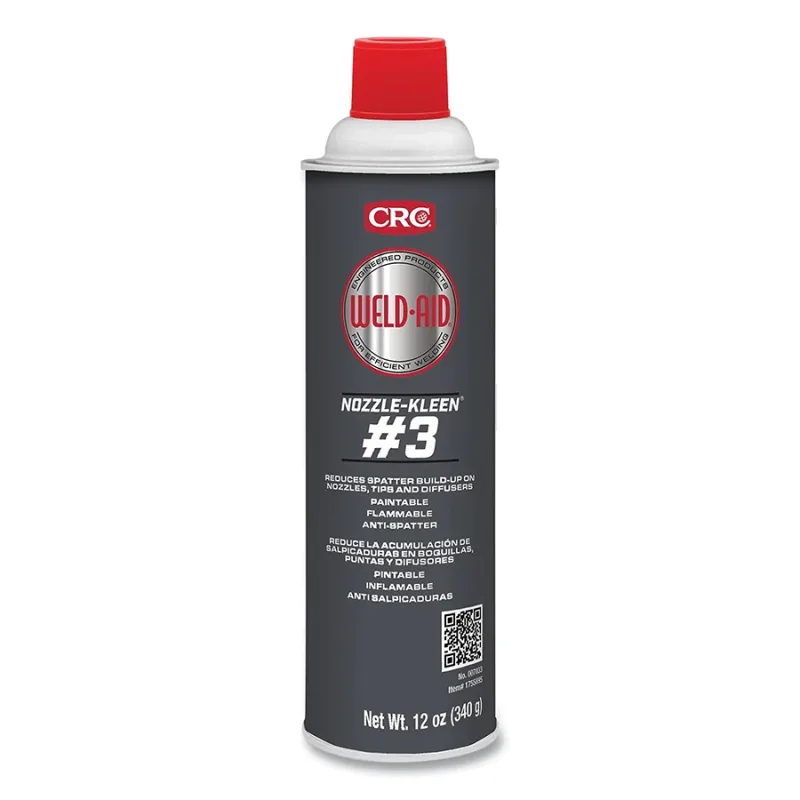 Weld-Aid Nozzle-Kleen #3 Anti-Spatter, 12 wt oz, Aerosol Can, Flammable