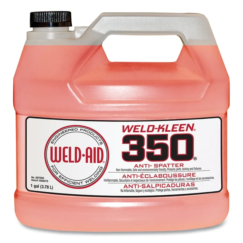 Weld-Kleen 350® Anti-Spatter, 1 gal Bottle, Red