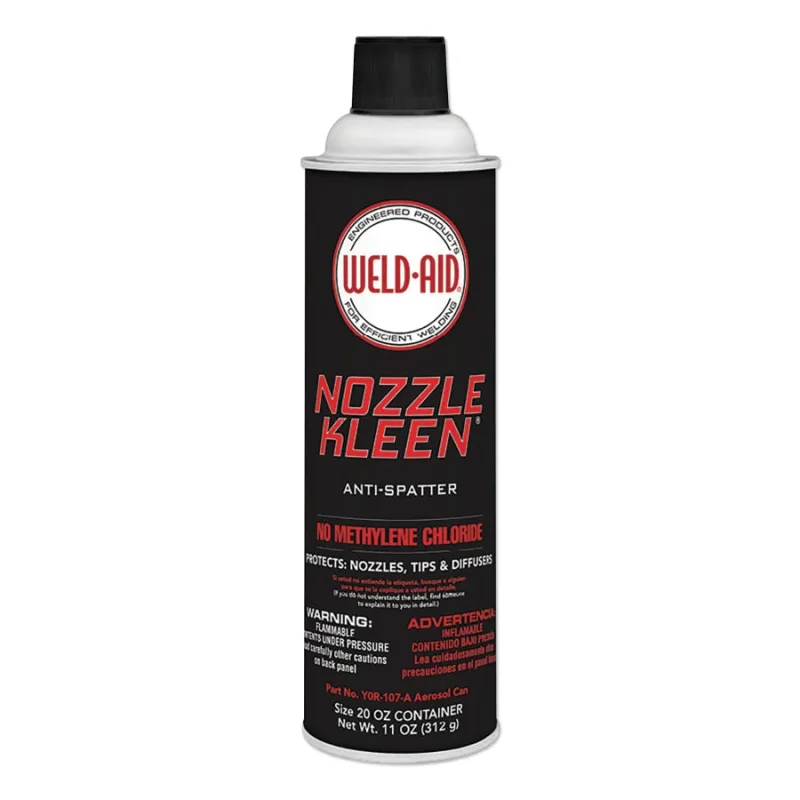 NOZZLE-KLEEN® York 107A Anti-Spatter, 20 oz Aerosol Can, 11 oz, Colorless to Amber