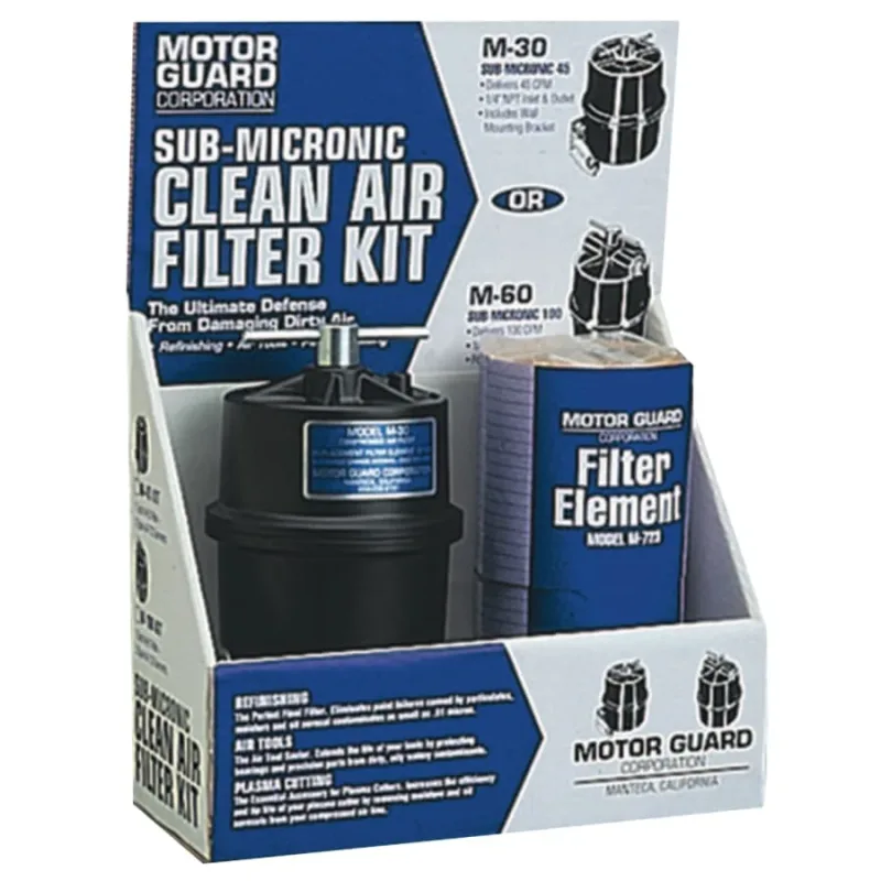 Compressed Air Filter Kit, 1/4 in (NPT), Sub-Micronic, For Use with Plasma Machines
