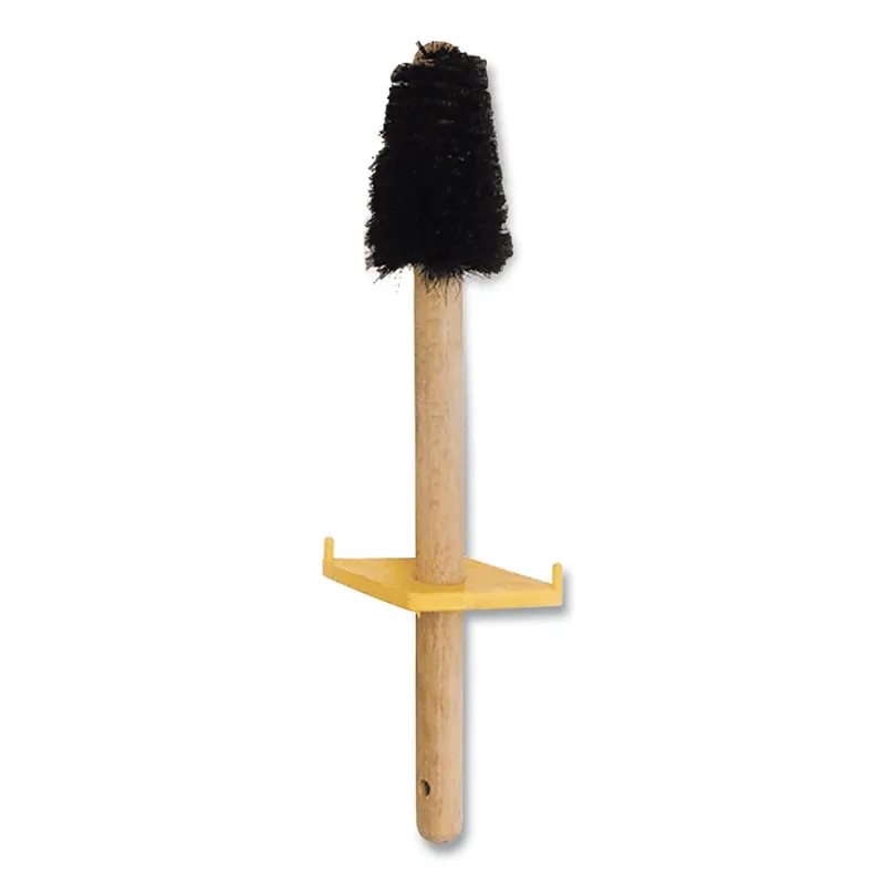 Dope Brush, 16 in L, Wood Handle, Beveled