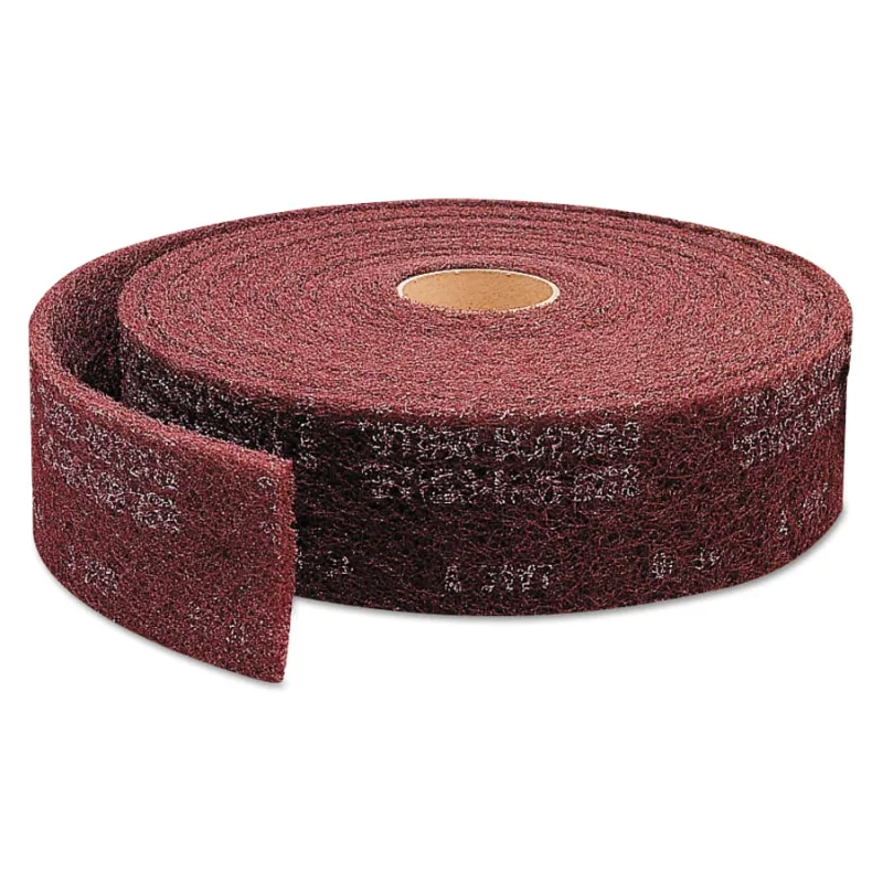 Scotch-Brite Clean and Finish Roll, Fine, Maroon