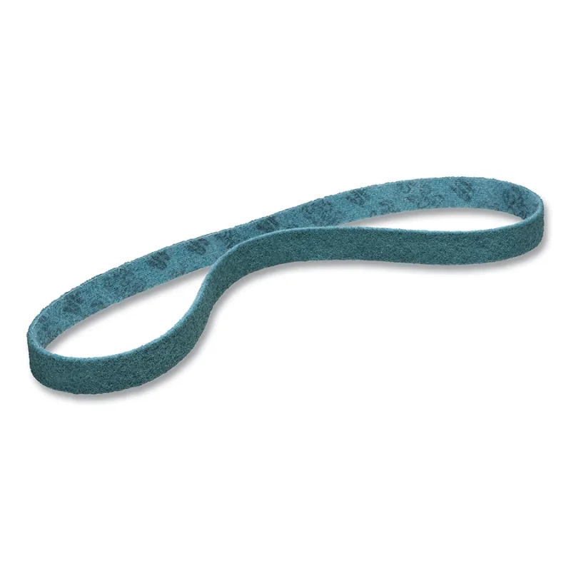 Surface Conditioning Belt, 2 in x 72 in, Very Fine, Blue