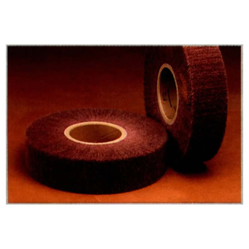 Finishing Flap Brush, 6 in x 1 in x 2 in, 5A MED, 3,400 rpm, Aluminum Oxide