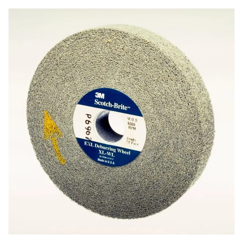 Deburring Wheels, 12 X2 X 5, Super Fine, 3,000 rpm, Silicon Carbide