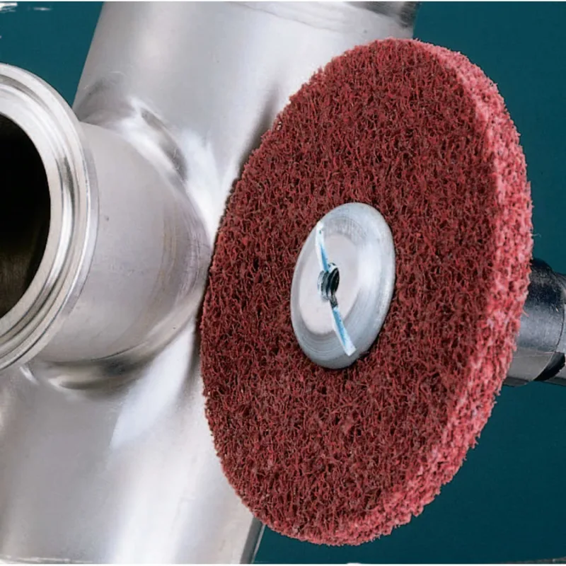 Metal Finishing Wheels, 6 X 1 X 1, Medium, 6000 rpm, Aluminum Oxide