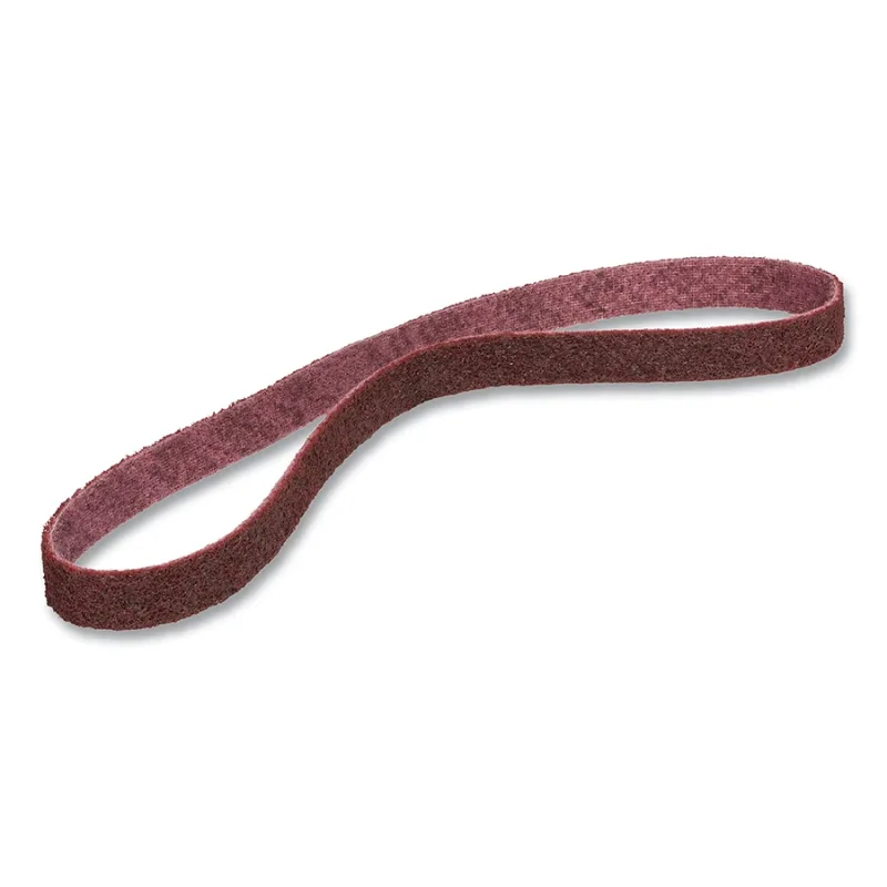 Surface Conditioning Belt, 1 in x 42 in , Medium, Maroon