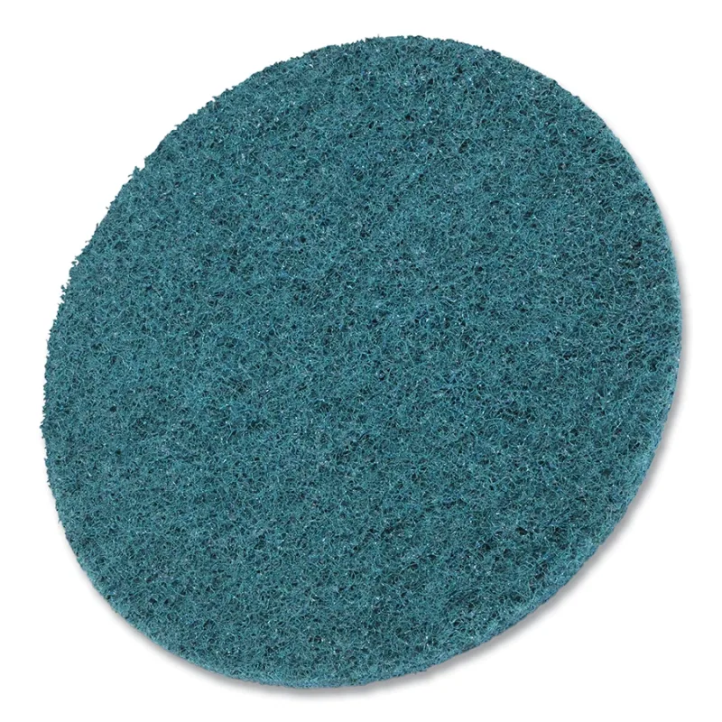 Surface Conditioning Disc, 5 in, Hook & Loop, Very Fine, Aluminum Oxide, 10000 rpm, Blue